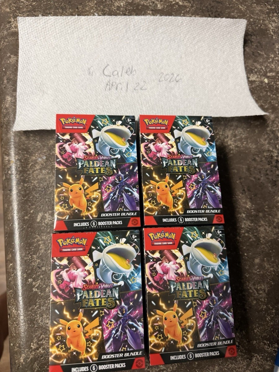 Pokémon TCG Scarlet & Violet Paldean Fates Booster Bundle 1x English
