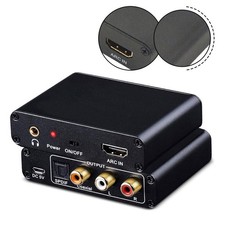 Audio Converter for Smart TV with Optical and Coaxial Digital Audio Outputs
