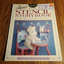 Aleene's Stencil Storybook Hoppy Bunnies 1998 Nursery Collection
