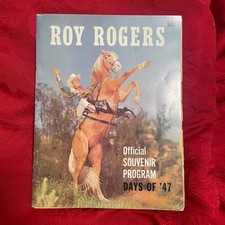 1959 Days of '47 Official Souvenir Program w/Day Sheet (Roy Rogers Cover)