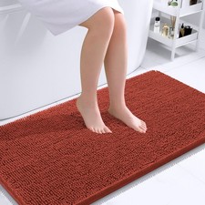 OLANLY Bathroom Runner Rugs 44x24, Soft 44" X 24", Rustic Terracotta