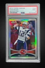 2012 topps chrome #220 tom brady; base SP refractor PSA 9   — KEY TB12 CARD —