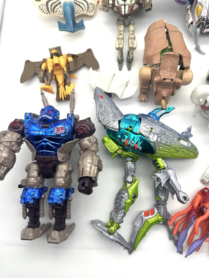 Lot of Vintage Transformers BEAST WARS Hasbro 90s - Depth Charge Transmetals - Image 2 of 4