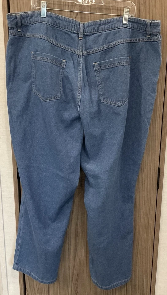 Pantalones de mezclilla para mujer Woman Within talla 24 W ver medidas en fotos Foto 2 de 4