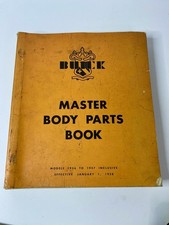 1936 To 1957 Buick Master Body Parts Books Catalog Shop Dealer Manual 1936 To 1957 Buick Master Body Parts Books Catalog Shop Dealer Manual
