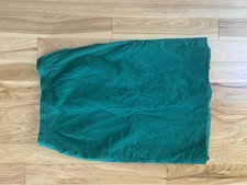 Vintage Pendleton Teal 100 Virgin Wool USA Office Siren Midi Skirt Sz 12 Large