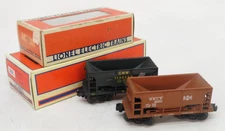 Lionel Trains 6-16492 & 6-19321 C&NW & B&LE Ore Car 2-Pack, O Gauge (H)