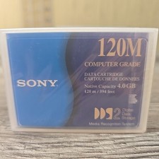 Sony DDS2 120M Computer Grade Data Cartridge 4GB Factory Sealed Lot of 4