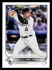 Colton Welker 2022 Topps ROOKIE RC #480 Colorado Rockies Baseball *229