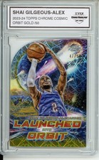2023-24 TOPPS CHROME COSMIC #LIO-17 SHAI GILGEOUS-ALEXANDER ORBIT GOLD /50