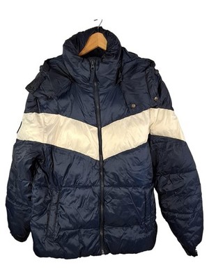 Superdry Expedition Herren Steppjacke Daunenjacke Gr. L Blau Weiß