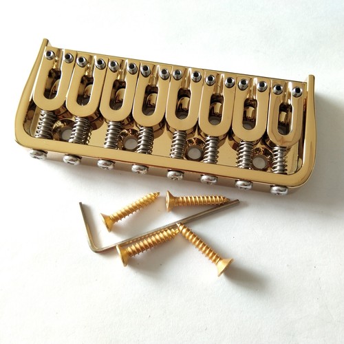8 Strings Electric Guitar Bridge,Through Body Fixed Bridge BJ2003-8 BJ602 - Picture 3 of 19