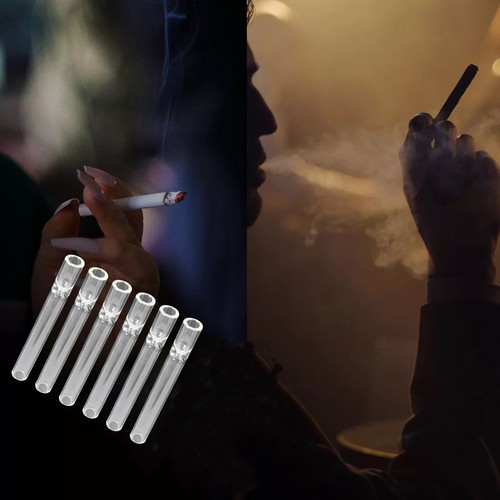 5 PCS Thick Glass Chillum Glass Pipe Reusable One Hitter Tobacco Smoking pipes - Picture 16 of 16