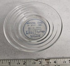 Vintage Bechtel Lutz & Jost Inc Reading PA Libbey Advertising Glass Ashtray?