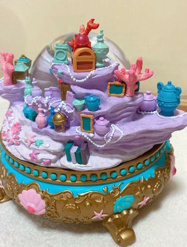 D23 Expo Japan 2018 Limited Disney Little Mermaid Ariel Snow Globe Music w/box - Picture 2 of 6