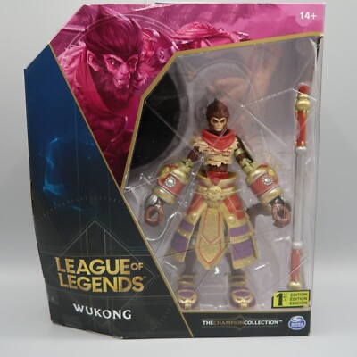 League Of Legends Wukong 6'' Champion Collection Wukong 1st Edition Spin Master