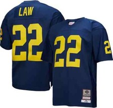 Michigan Wolverines Ty Law #22 Mitchell & Ness 1994 College Vault Legacy Jersey