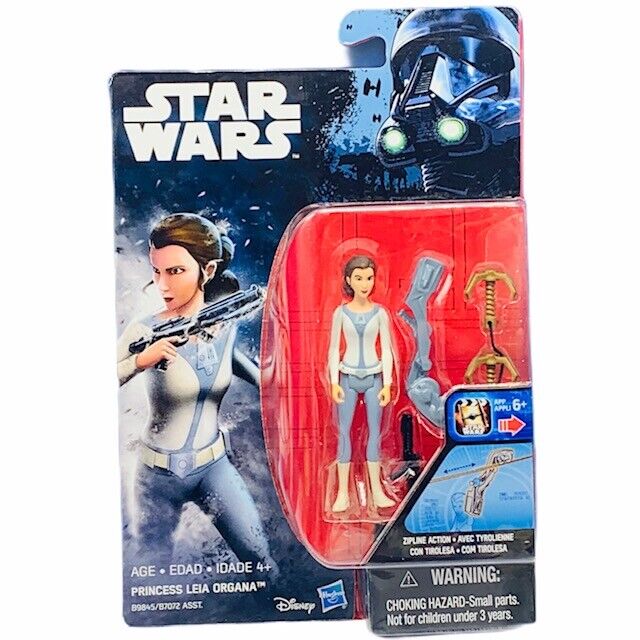 Star Wars action figure toy Hasbro disney MOC Princess leia Organa zipline AL4