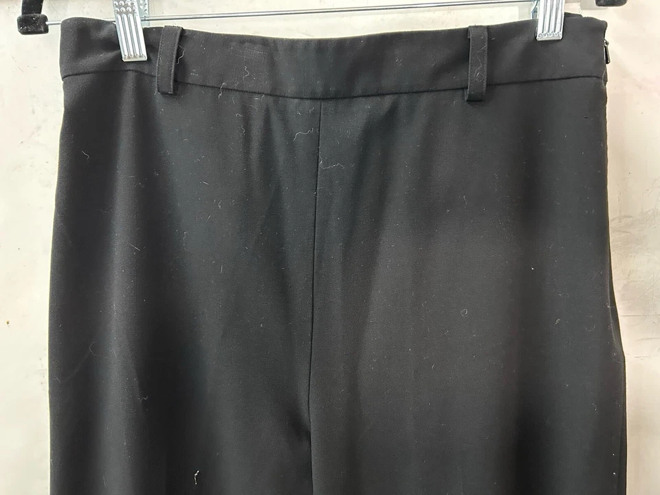 Grace Elements Women Pants 10 Black Casual Dress Solid Stretch Straight Leg - Image 2 of 4