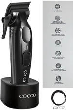 COCCO Veloce Pro MATTE BLACK Clipper Brushless Motor, Digital GAP GREPHENE Blade