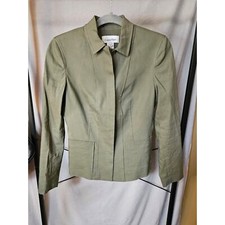 Calvin Klein Linen Blend Classic Blazer Size 2