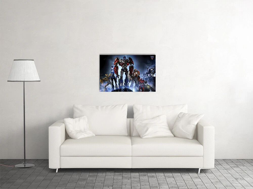 Transformers Cast Optimus Prime Bumblebee Jazz Wall Room Poster - POSTER 20x30