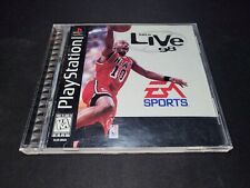 NBA Live 98 Basketball EA Sports Sony Playstation 1 PS1 MINT condition COMPLETE!