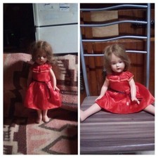 Adorable Antique Effanbee Doll 18" Missing 2 Fingers Needs TLC