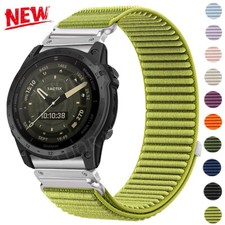 Quick Fit Nylon Band Strap For Garmin Fenix 8 7 7X 6 6X Pro 3 5 5X Plus Epix Pro