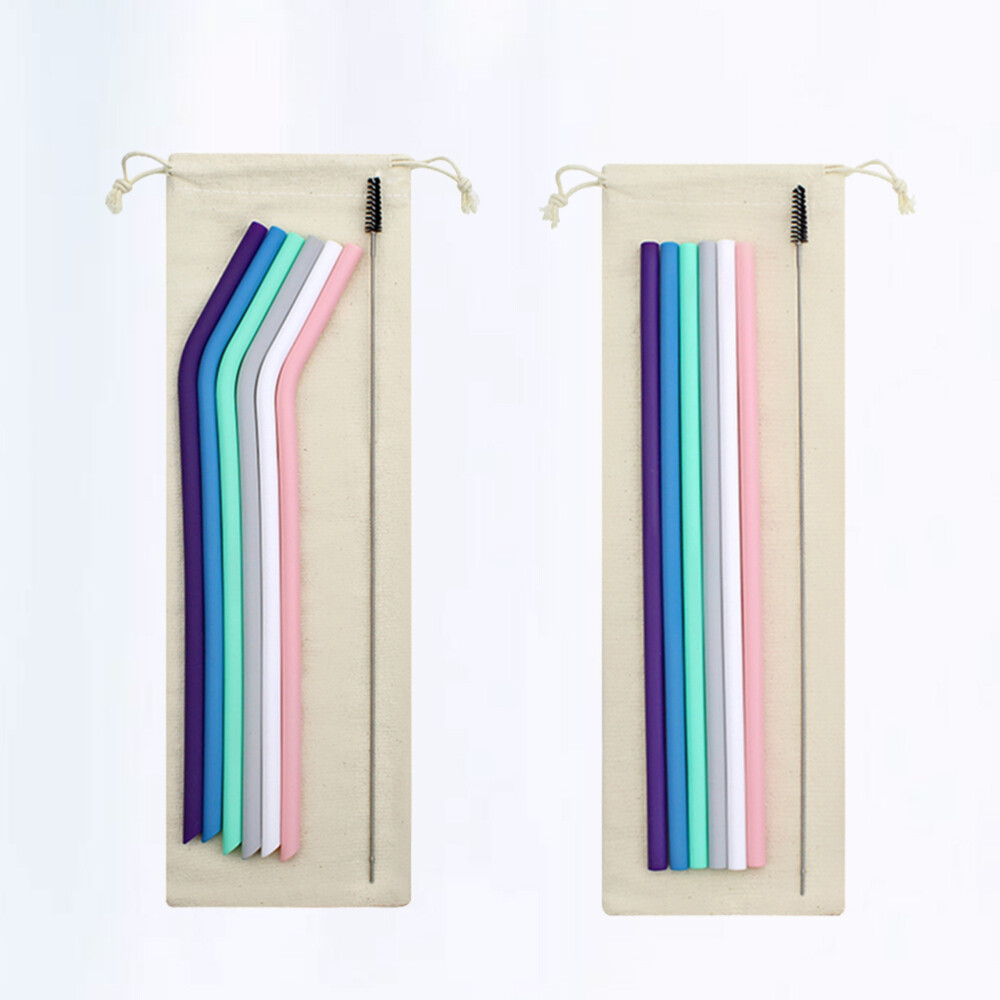 2 Set Reusable Drinking Straws Reusable Silicone Straw Reusable Straw