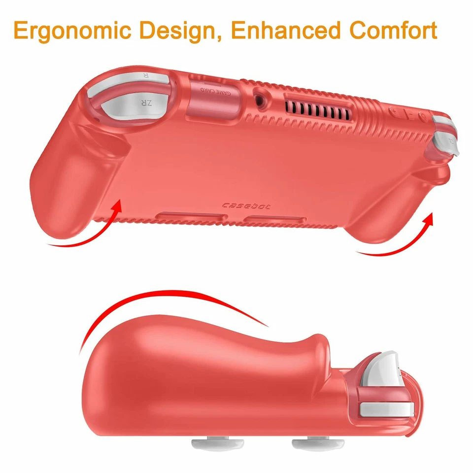 Funda protectora antideslizante agarre ergonómico para Nintendo Switch Lite 2019 Foto 3 de 4