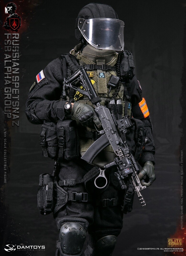 IN STOCK Damtoys 78064 Russian Spetsnaz Fsb Alpha Group Action