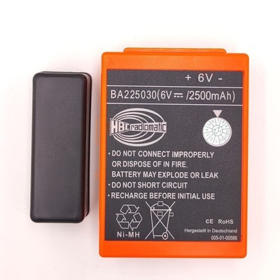 BA225030 6V 2500mAh Ni-Mh Battery for HBC Remote Control Crane FUB 05AA Battery