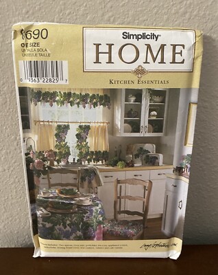 Simplicity 8690 Kitchen Essentials Apron Oven Mitt Potholder Tea Cozy MORE Uncut