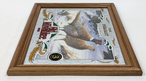 Old Milwaukee "The Pheasant" Beer Mirror Sign Nature Series No. 3 ~ CASE FRESH - Picture 8 of 8