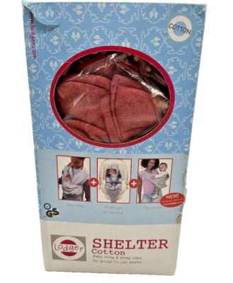 Babytrage Shelter Cotton 3in1 Baumwolle rot