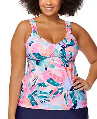 Raisins Curve Trendy Plus Size Miami Nights White Multi 14W