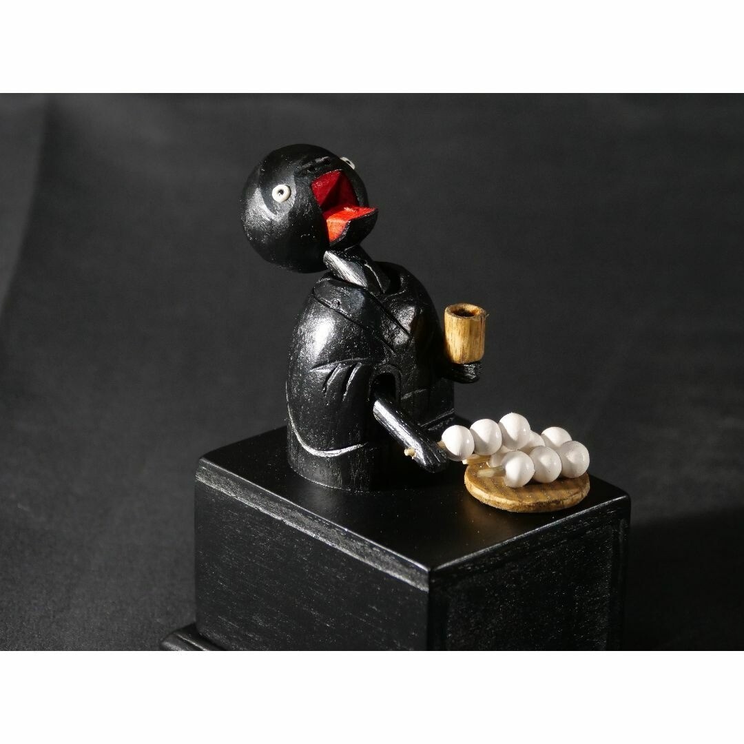 Muñeca Kobe Ningyo Japonesa Dango Eater Karakuri Truco Juguete Japón