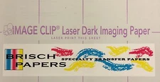 LASER TRANSFER NEENAH "IMAGE CLIP DARK" SELF-WEEDING #9849 (8.5"X11") (100 SETS)