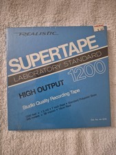 Vintage Realistic Supertape 1800 Reel To Reel Tape 7" 1800ft New Sealed NOS
