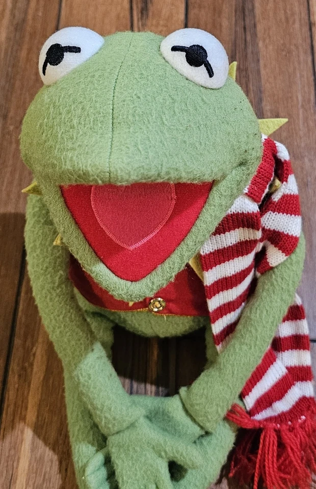De colección Muppets Rana Kermit Juguetes Edén Jim Henson Bufanda Peluche 1993 Foto 2 de 4