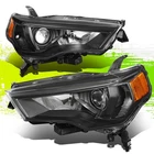 Factory Style Projector Headlight Lamp for Toyota 4Runner 14-20 Black Amber L+R