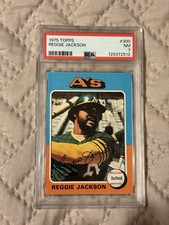 1975 Topps Set-Break #300 Reggie Jackson PSA 7 NM