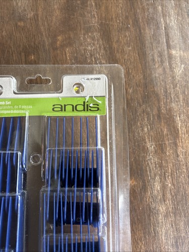 Andis 12990 Universal 8 Piezas Peine Grande Desmontable Clipper Protector Set Nuevo - Imagen 3 de 4