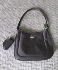 Esprit borsa piccola materiale morbido e portamonete nero