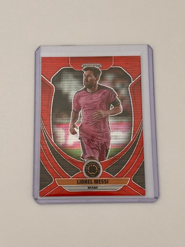 Lionel Messi - 2025 Panini Prizm FIFA Club World Cup - Red Pulsar /299