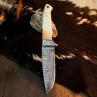 8.8" Camping Bush craft Damascus Knife Handmade Full Tang Resin Handle +Sheath — photo 4