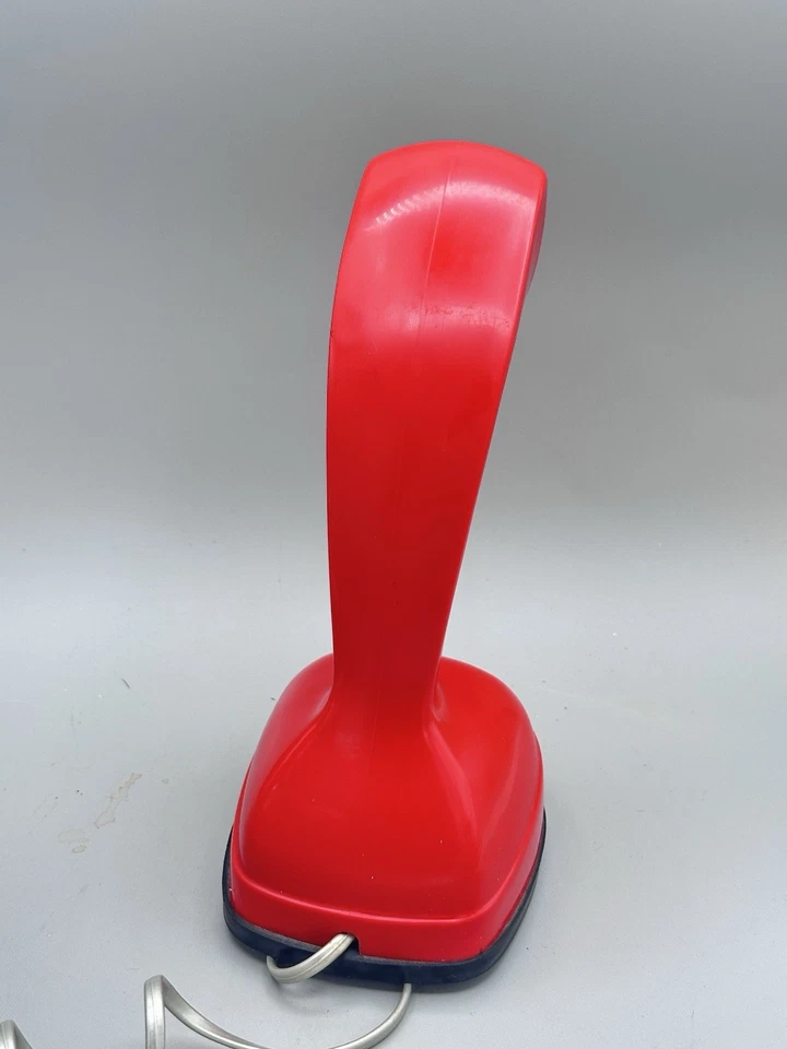 TELÉFONO ROJO ERICOFON diseño sueco con dial giratorio. 1956. Foto 3 de 4