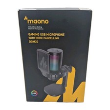 Maono Gaming USB Microphone with Noise Cancelling, DGM20, Black