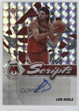 2021-22 Panini Mosaic Scripts Luis Scola #SC-LSC Auto 0ja4